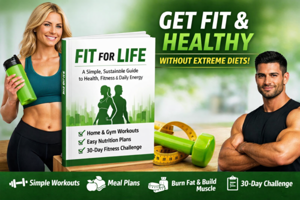 Fit for Life: A Beginner’s Guide to Health & Fitness, Weight Loss, Home Workouts, Nutrition & 30-Day Challenge